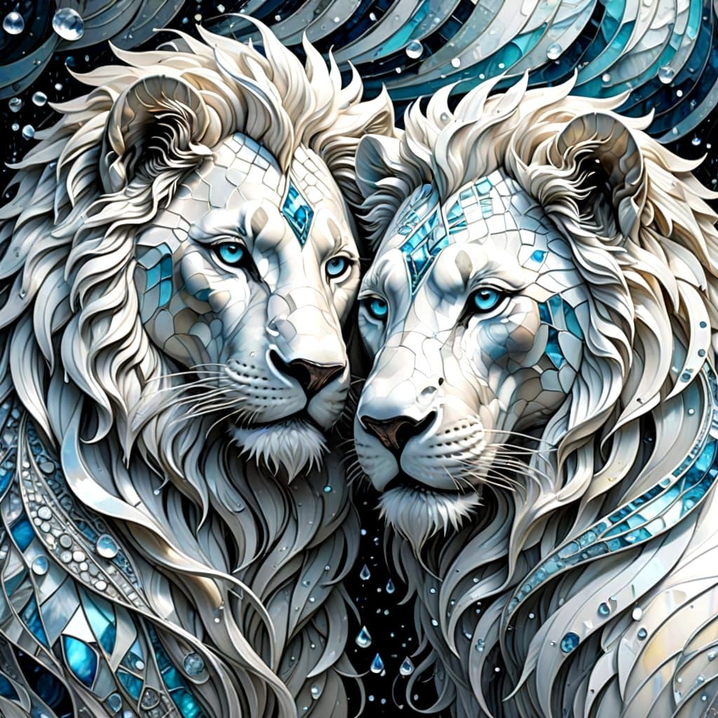 White Lion King twinflames – Tibet Mount Everest, Sitz der M...