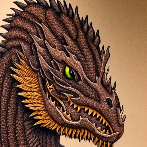 Brown dragon
