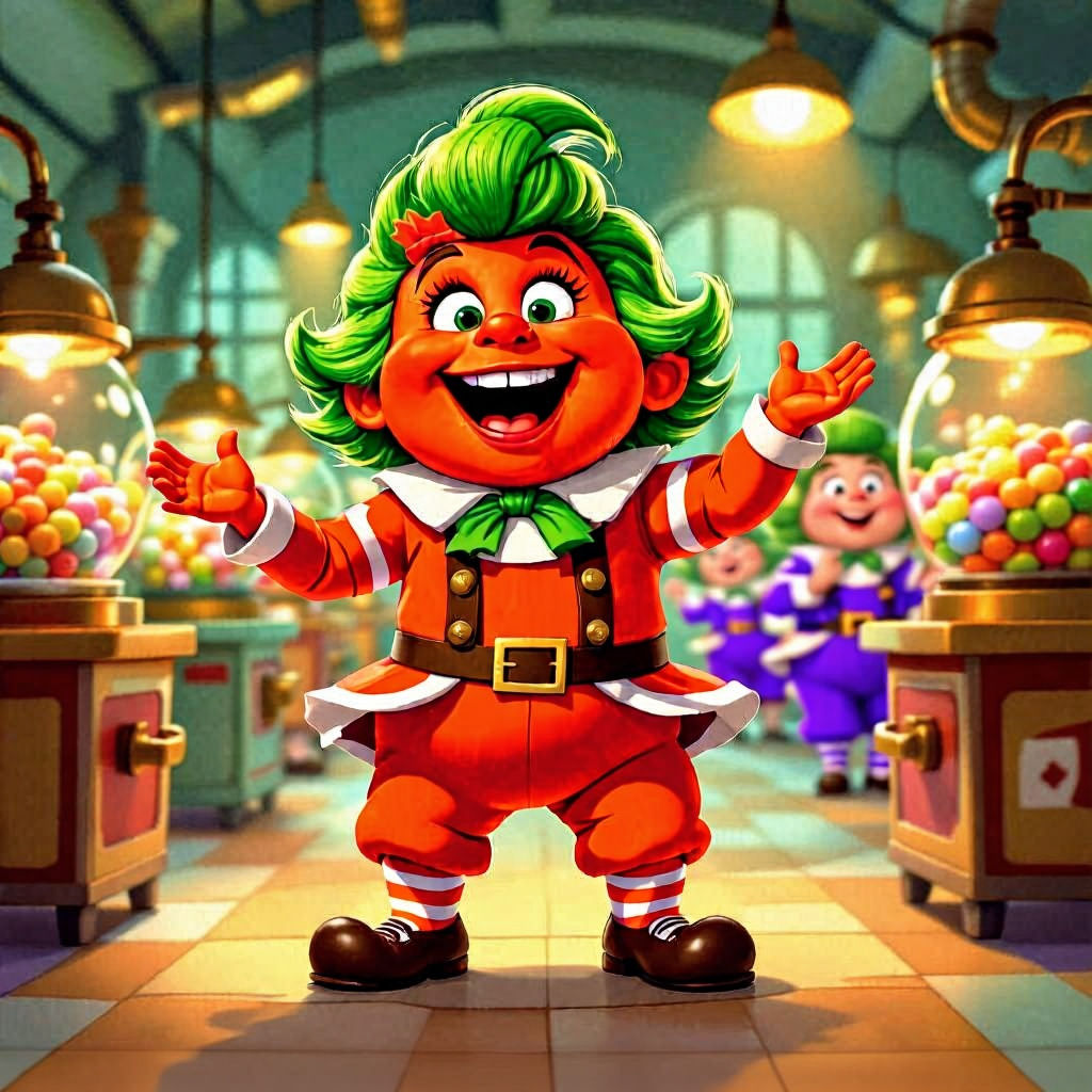 Oompa Loompa Character Portrait