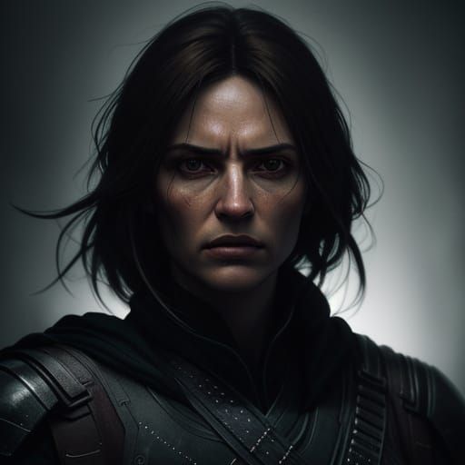 Cinematic Portrait of Treue Tanja in Greg Rutkowski Style