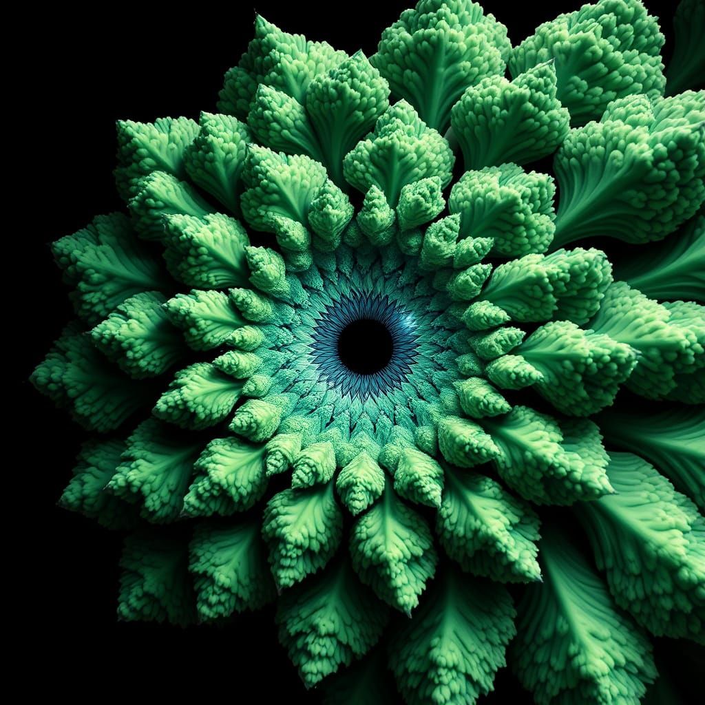 Fractal Eye in Stunning Symmetry