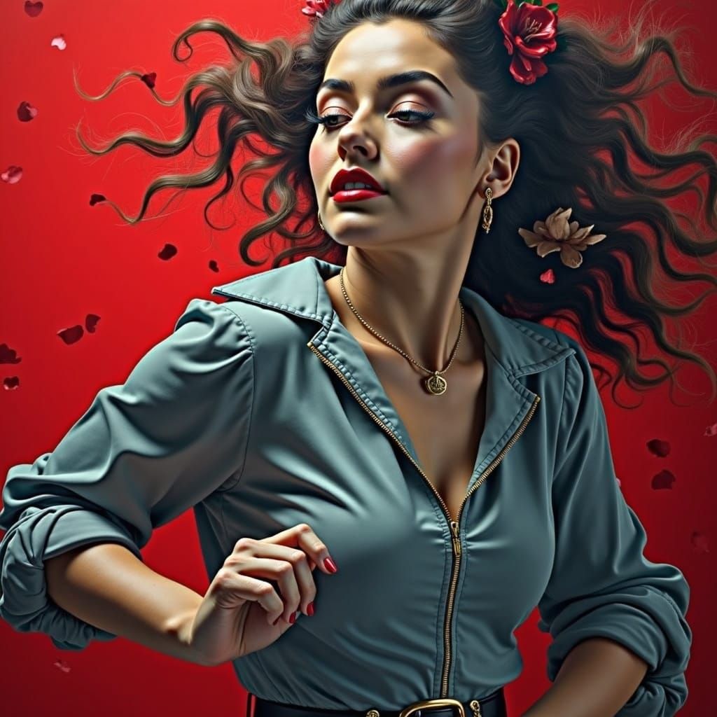 Vintage Glam Women Celebrate Self-Love Pin-Up Style