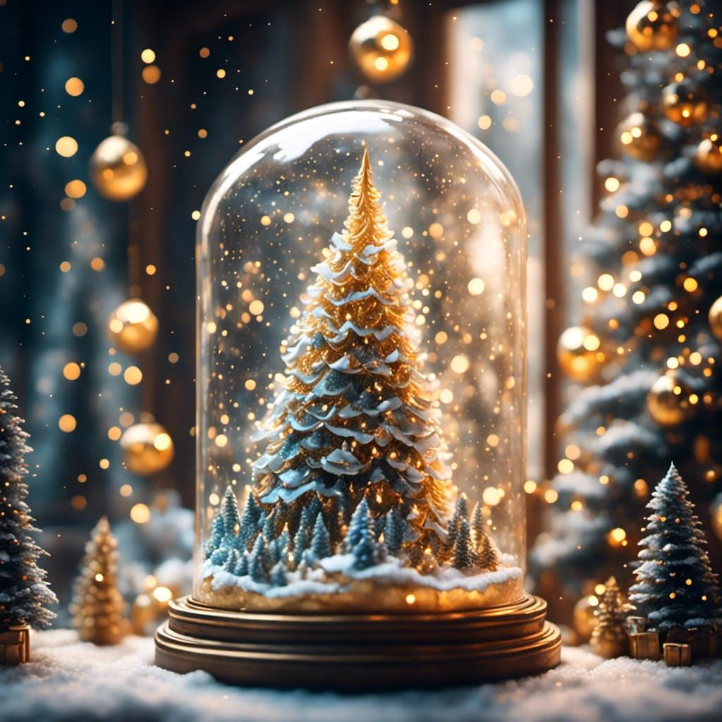 Whimsical Winter Wonderland in a Glass Jar