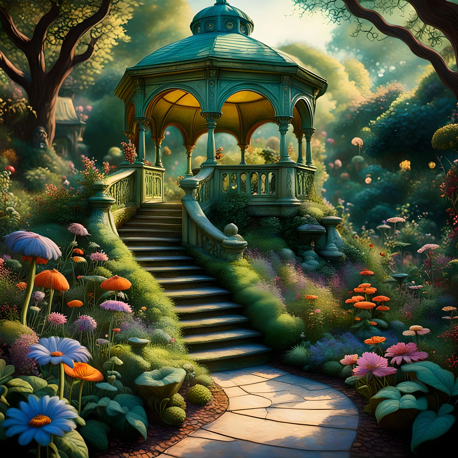 The Gazebo in the Garden