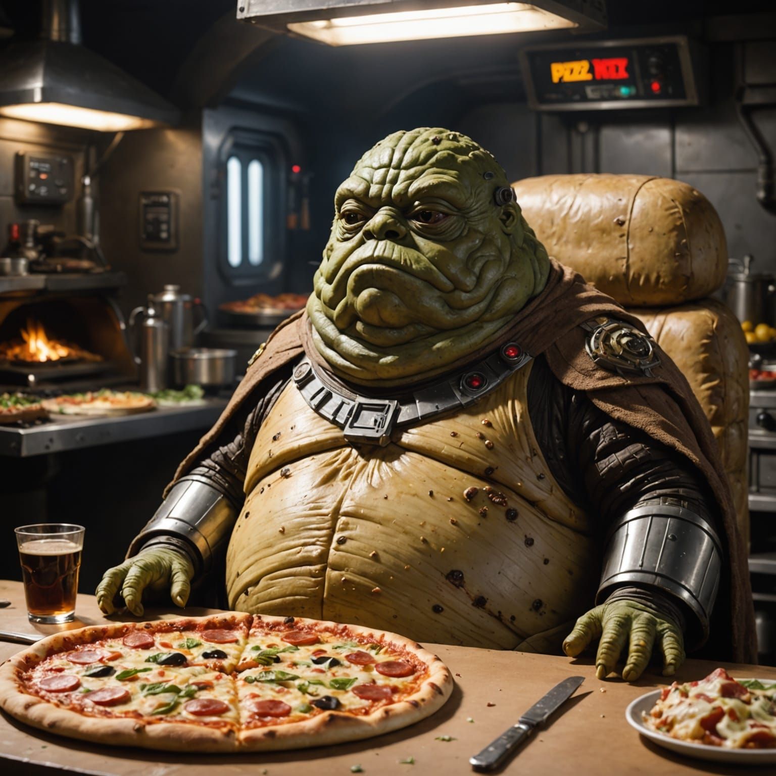 Pizza the Hutt from Spaceballs