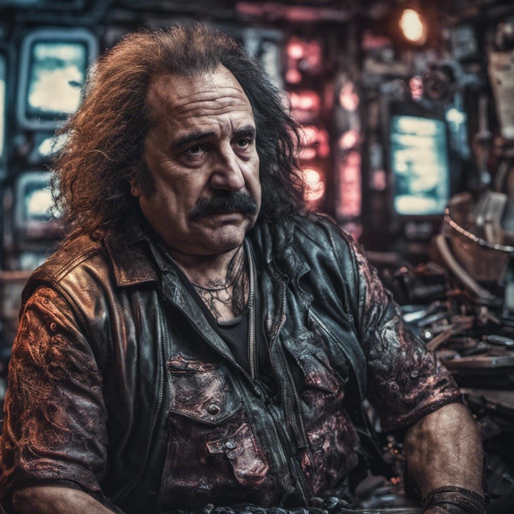 Russian Cyberpunk Fixer in Hyperrealistic Portrait