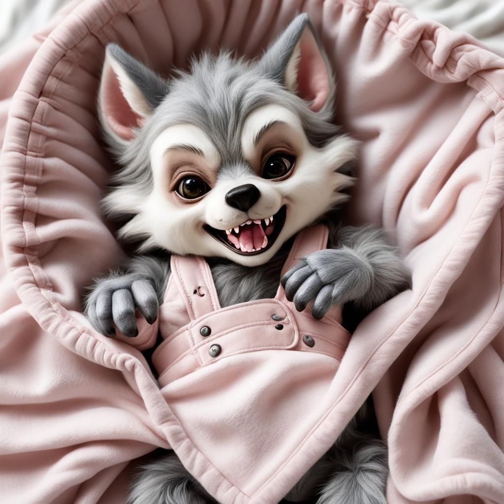 Cute werewolf baby🐺