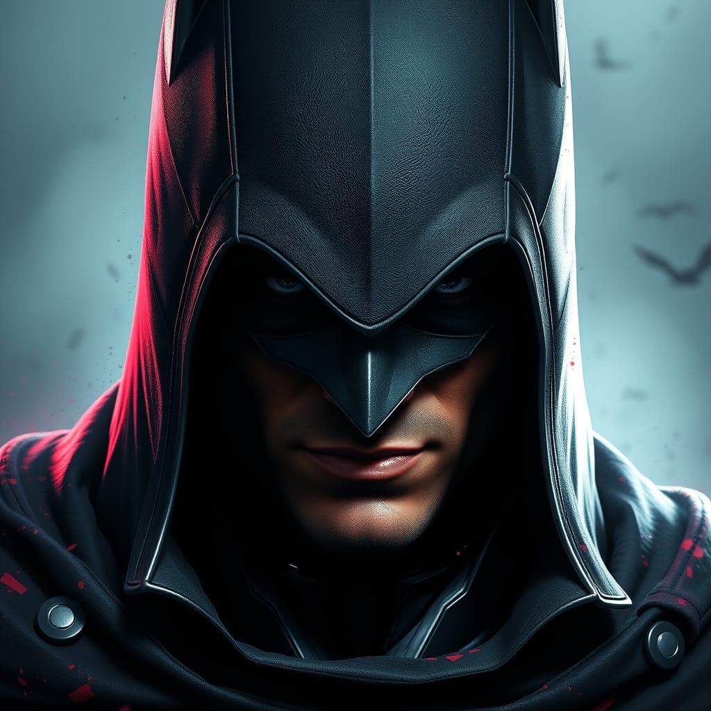 Batman in a Triadic Color Scheme