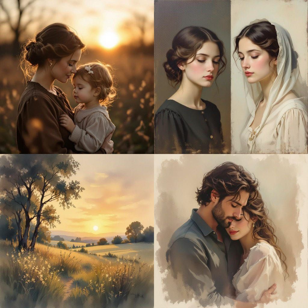 Gentle Universal Images Evoking Memory and Remembrance