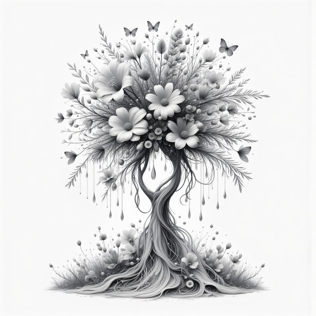 Enchanted Water Flowers in Pastel Hues