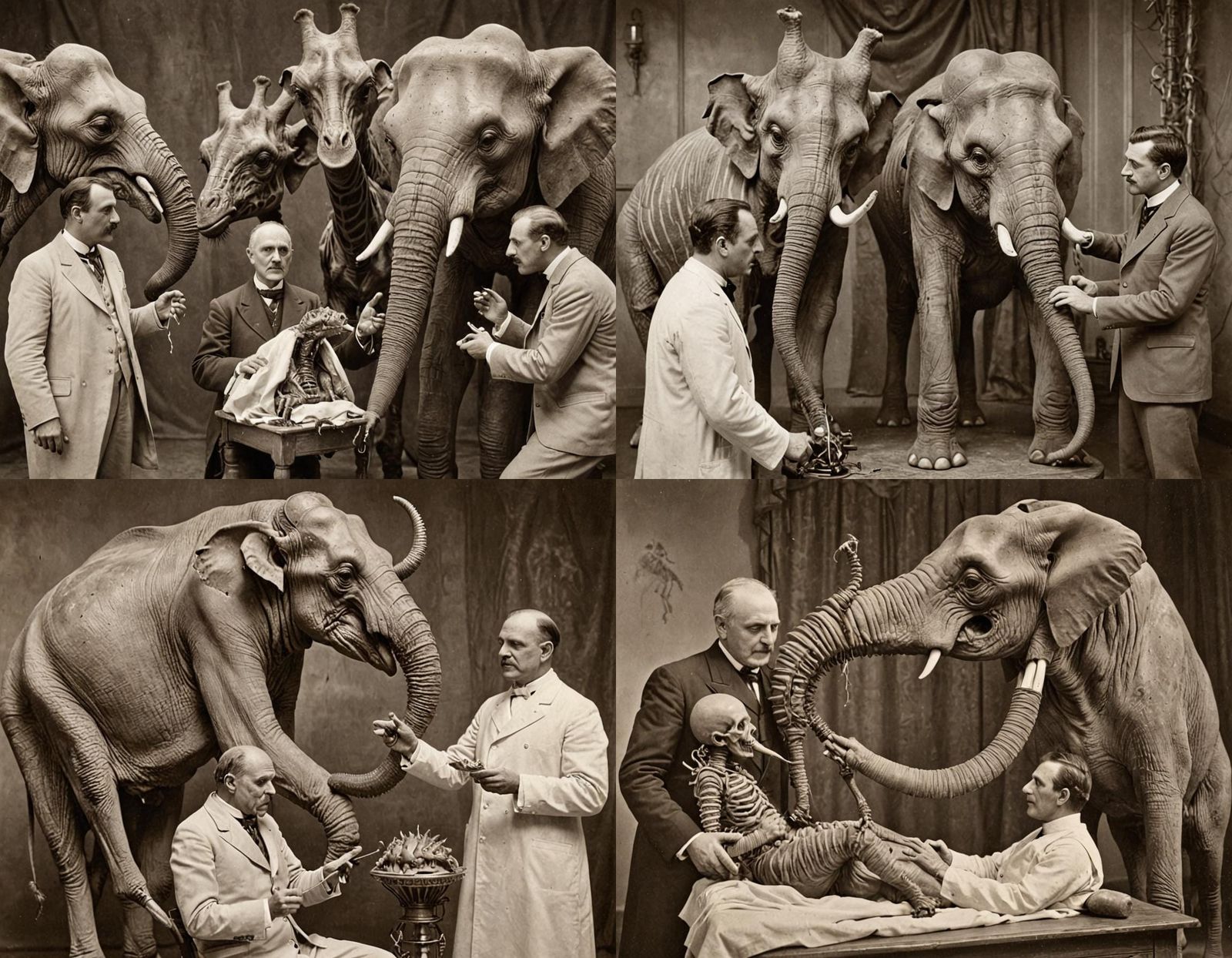 Disturbing 19th Century-Inspired Surrealism with Bizarre Cre...