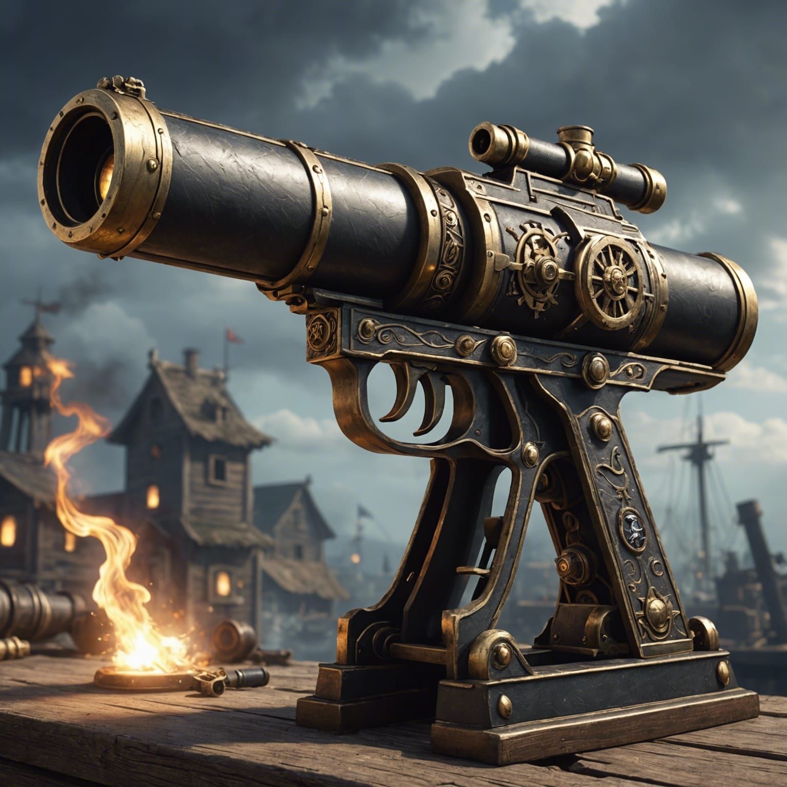 Electric Pirate Cannon Fantasy