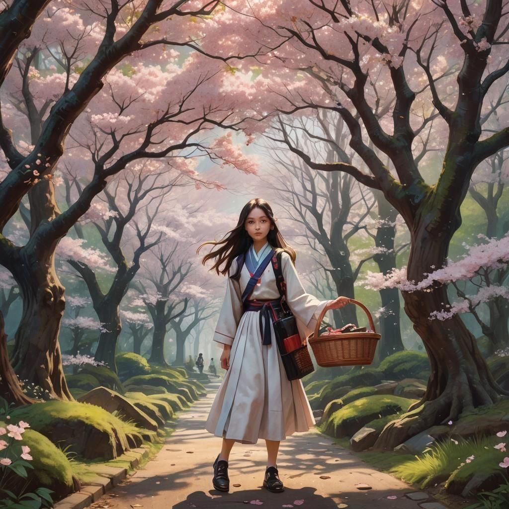 Surreal Schoolgirl Reveals Fantastical World in Deep, Dreaml...