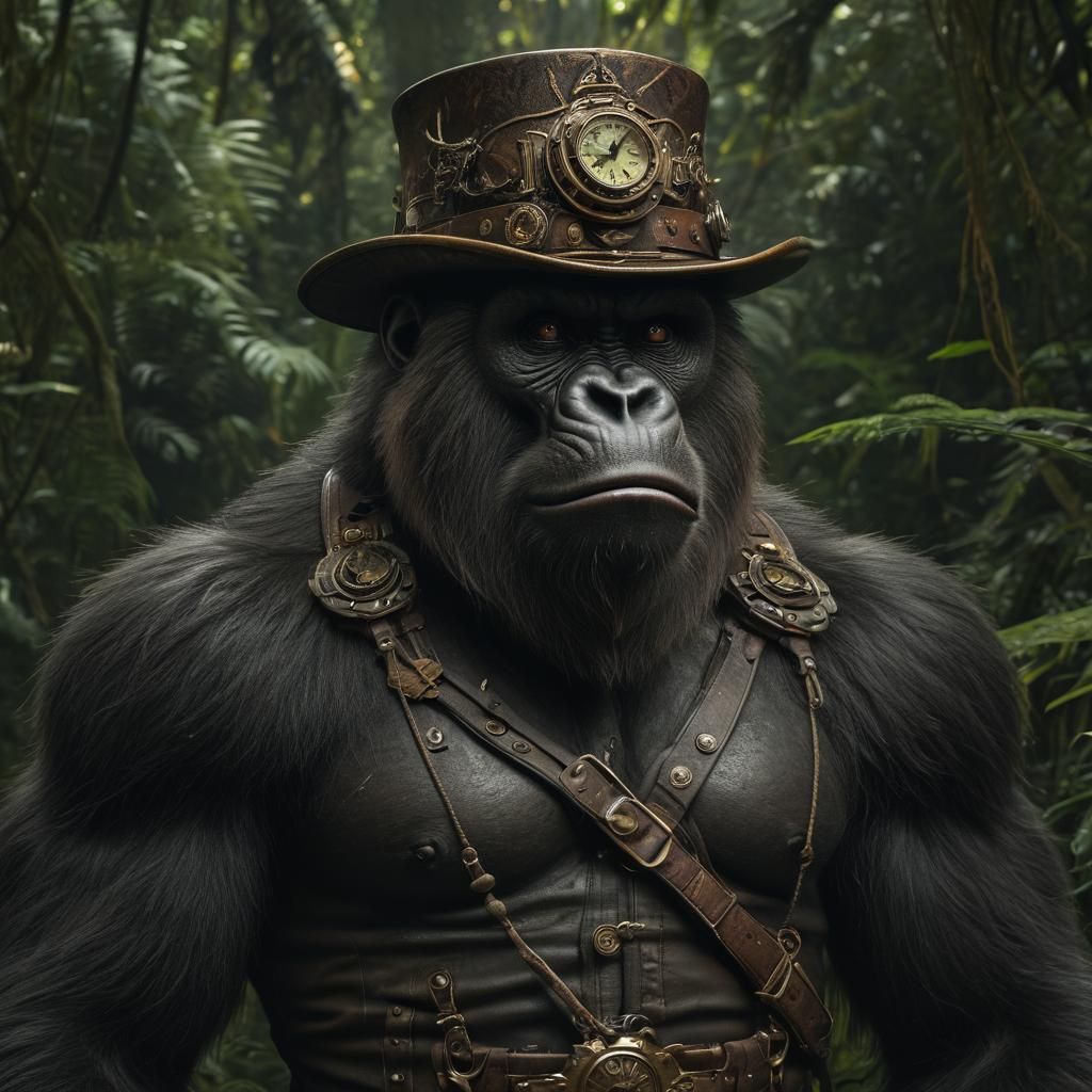 Steampunk Guerilla  Gorilla