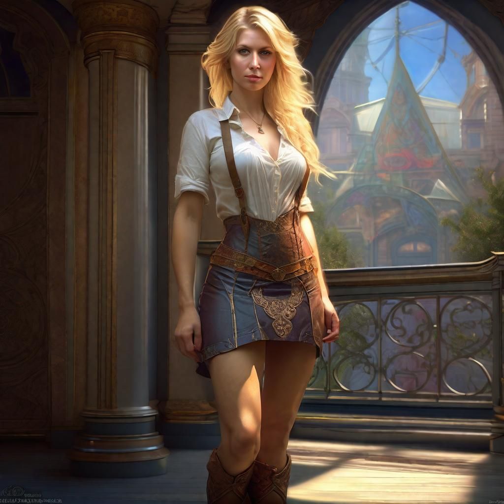 Goddess of Whimsy in Ethereal Beauty