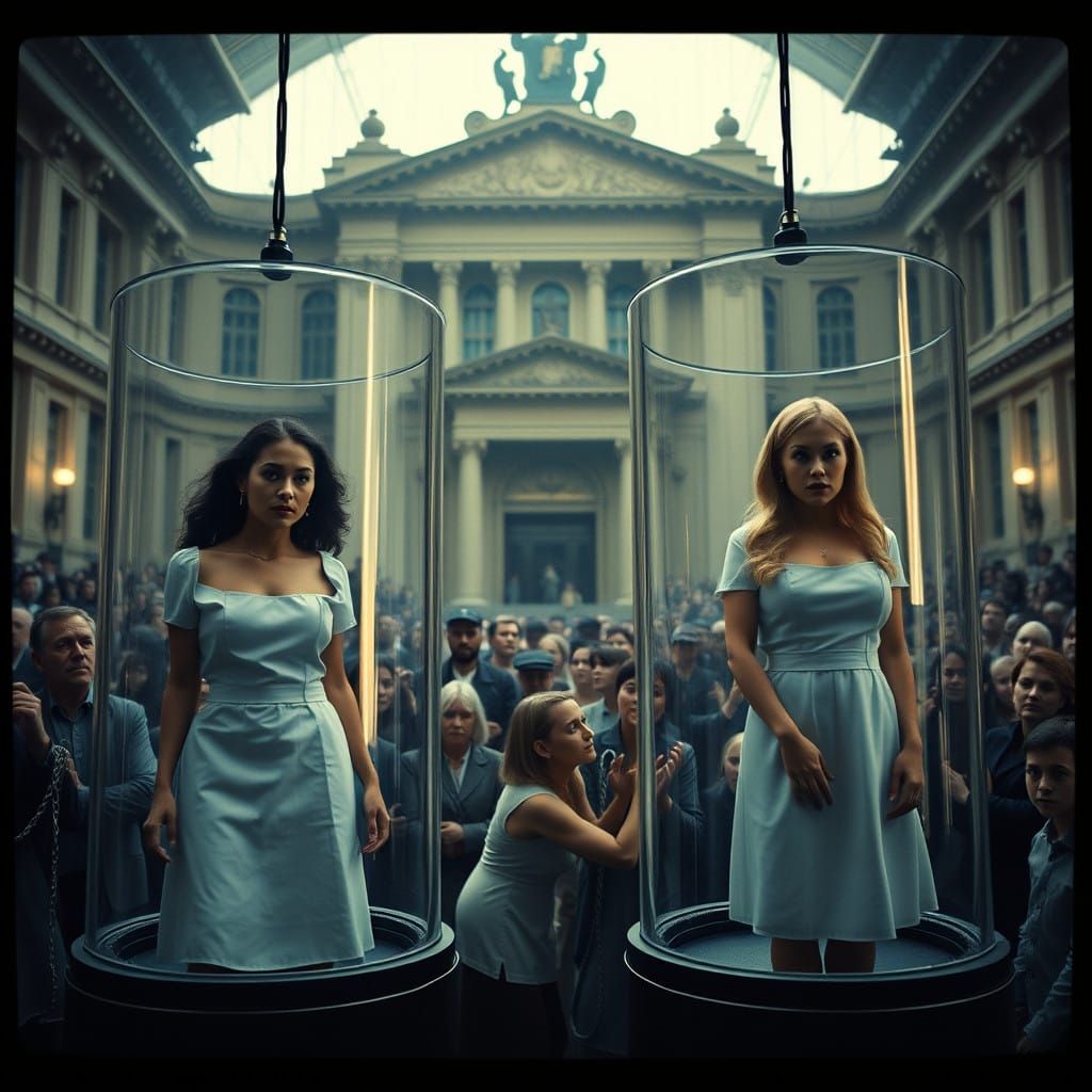 A Dystopian Courtroom Drama, Cyberpunk Style