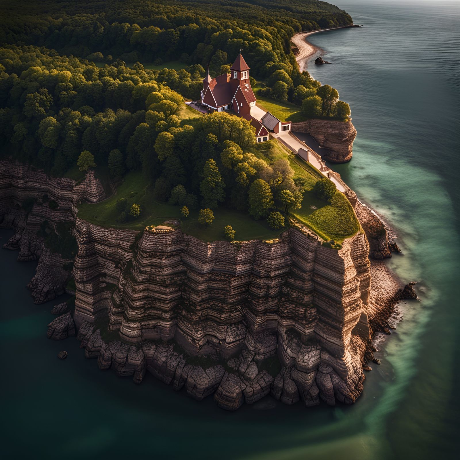 Island of Rugen HDR Landscape in Cinematic Hyperrealism