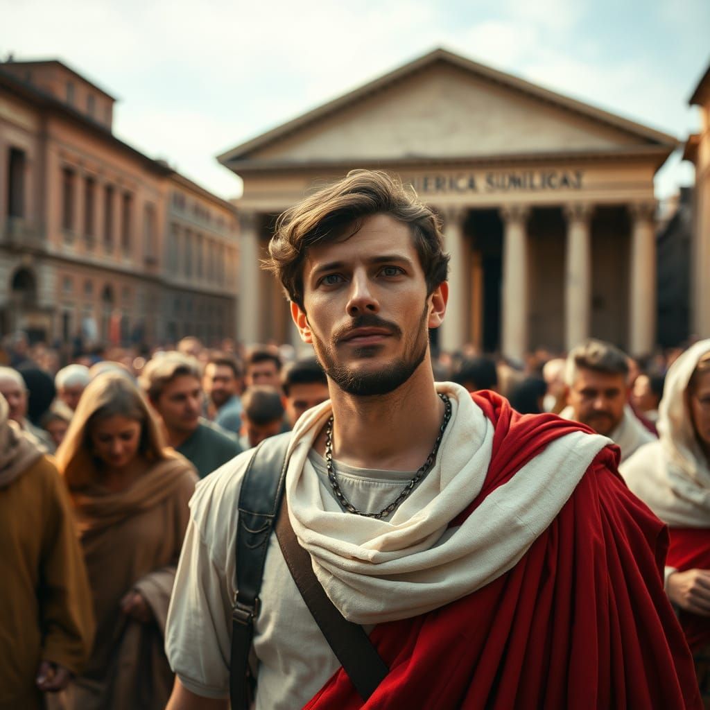 Consul Roman in Ancient Rome Senate