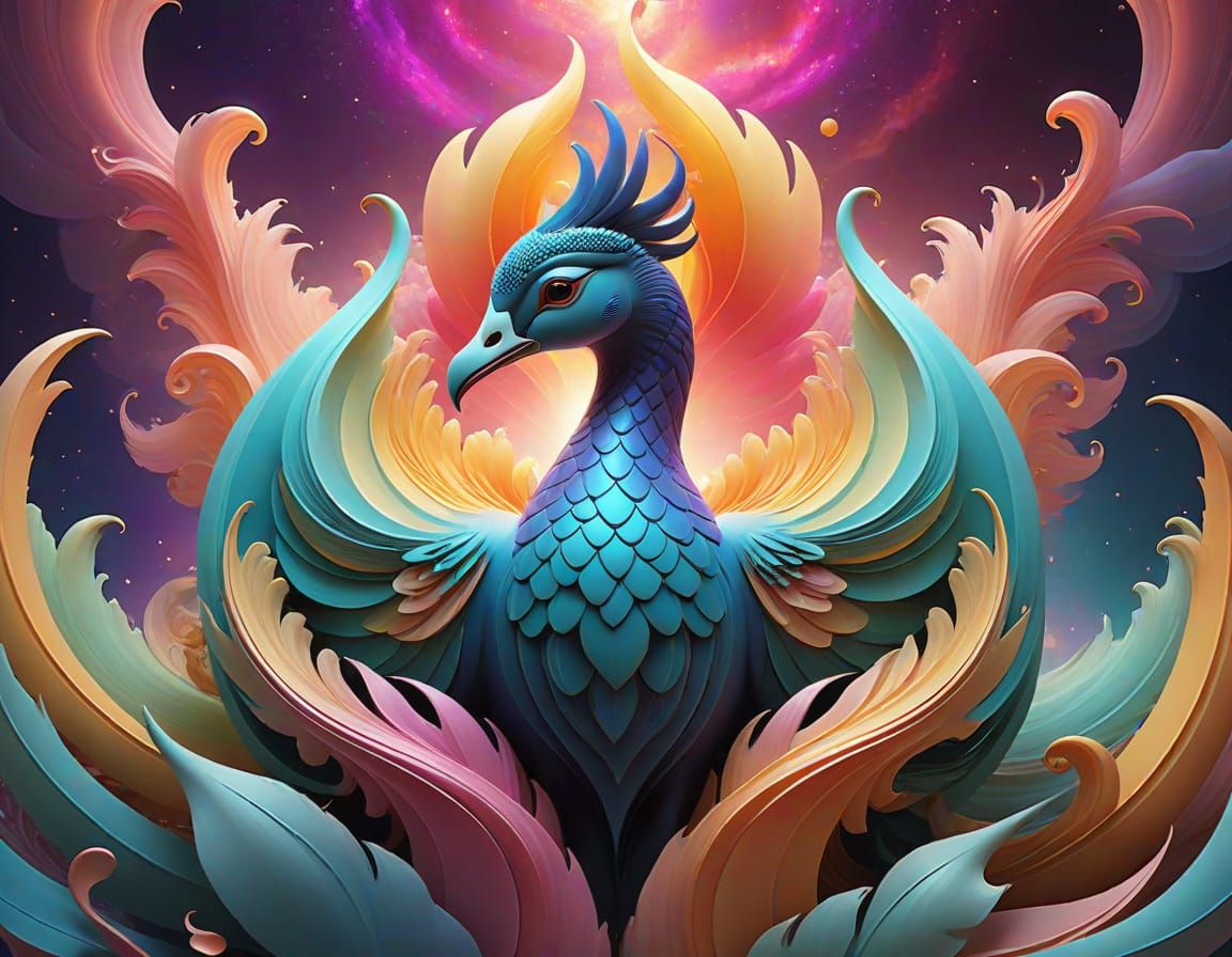 Ethereal flow of cosmic beauty unfolds in dreams