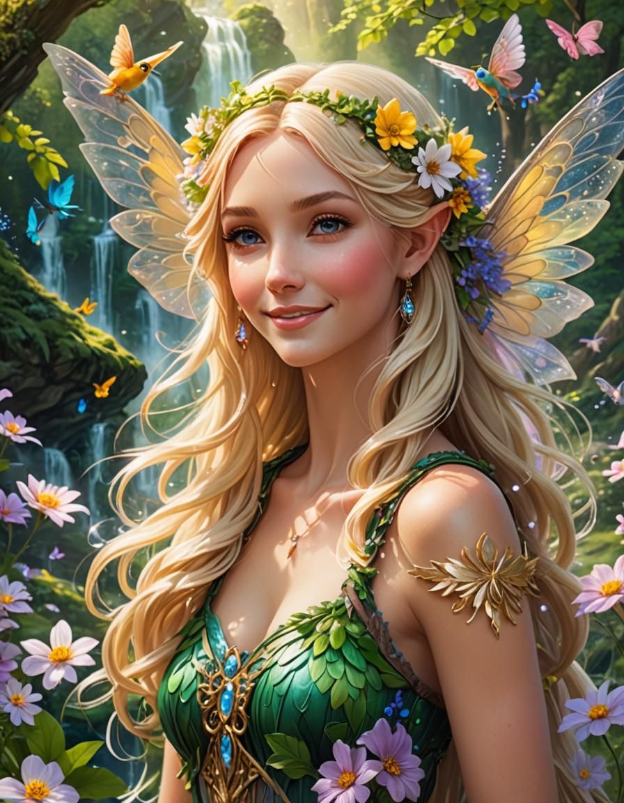 At last, Laura feels like a real fairy princess