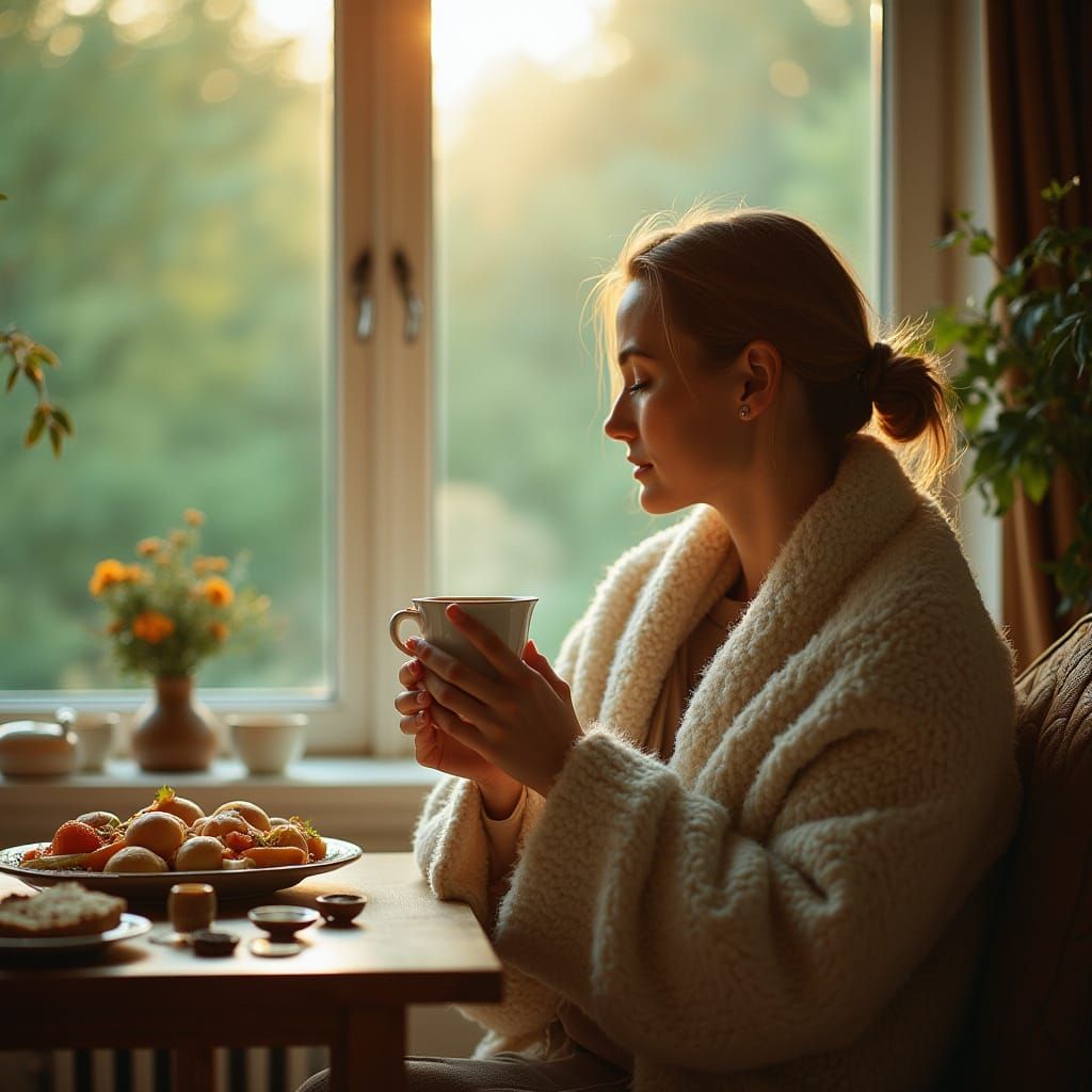 Cozy Morning Serenity in Soft Focus