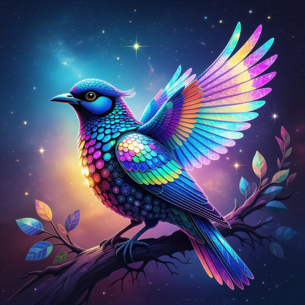 Bird in Electroelastomeric Suit with Photovoltaic Feathers