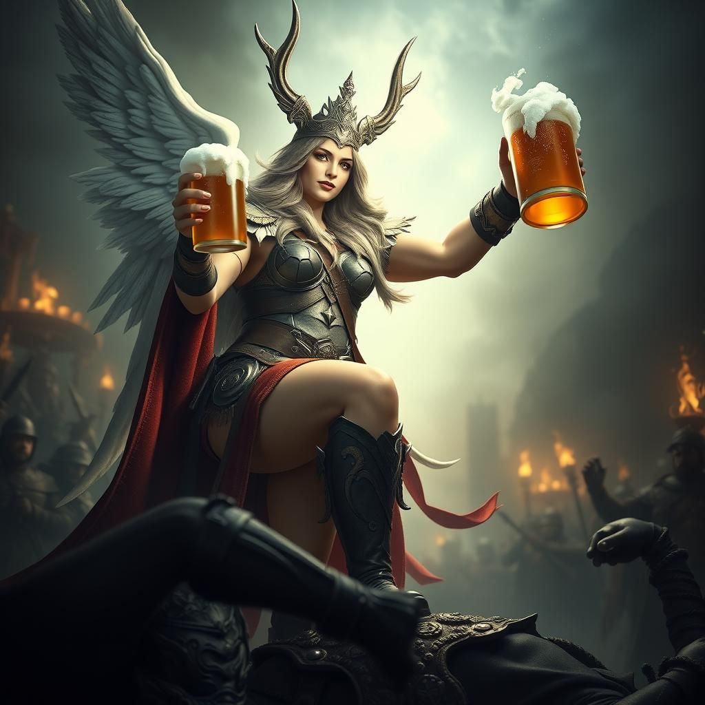Valkyrie Warrior Celebrates Oktoberfest Victory