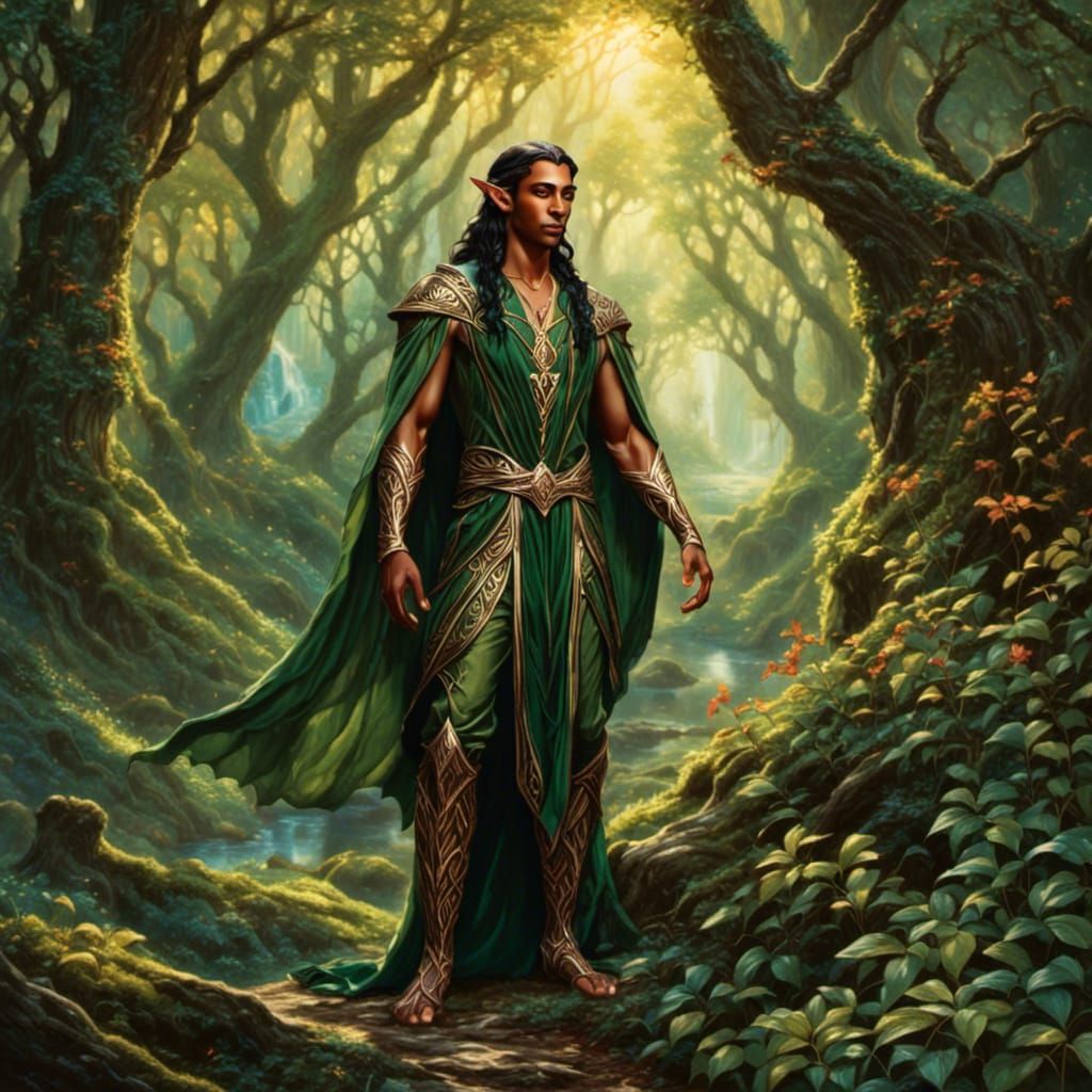 Elven Man in the Wood