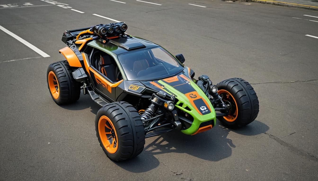 Robust Cyberpunk Future Vehicle