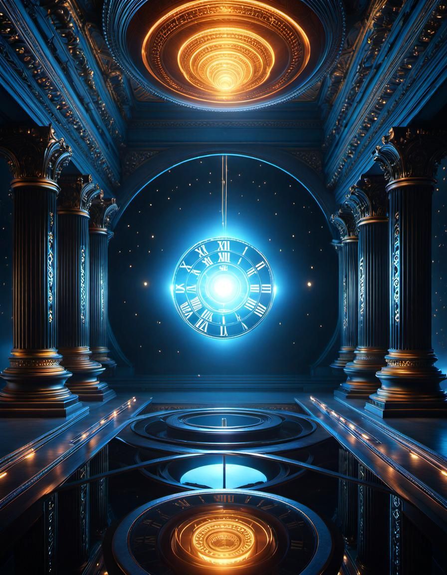 Philosophical Allegory with CGI Fine Art