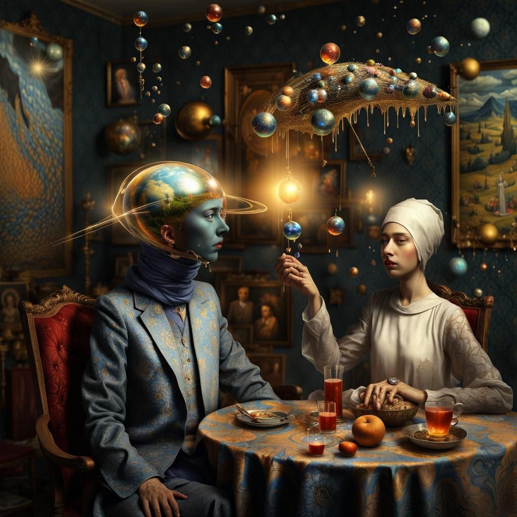Surreal Reality Melts in Spacetime: A Digital Rendering
