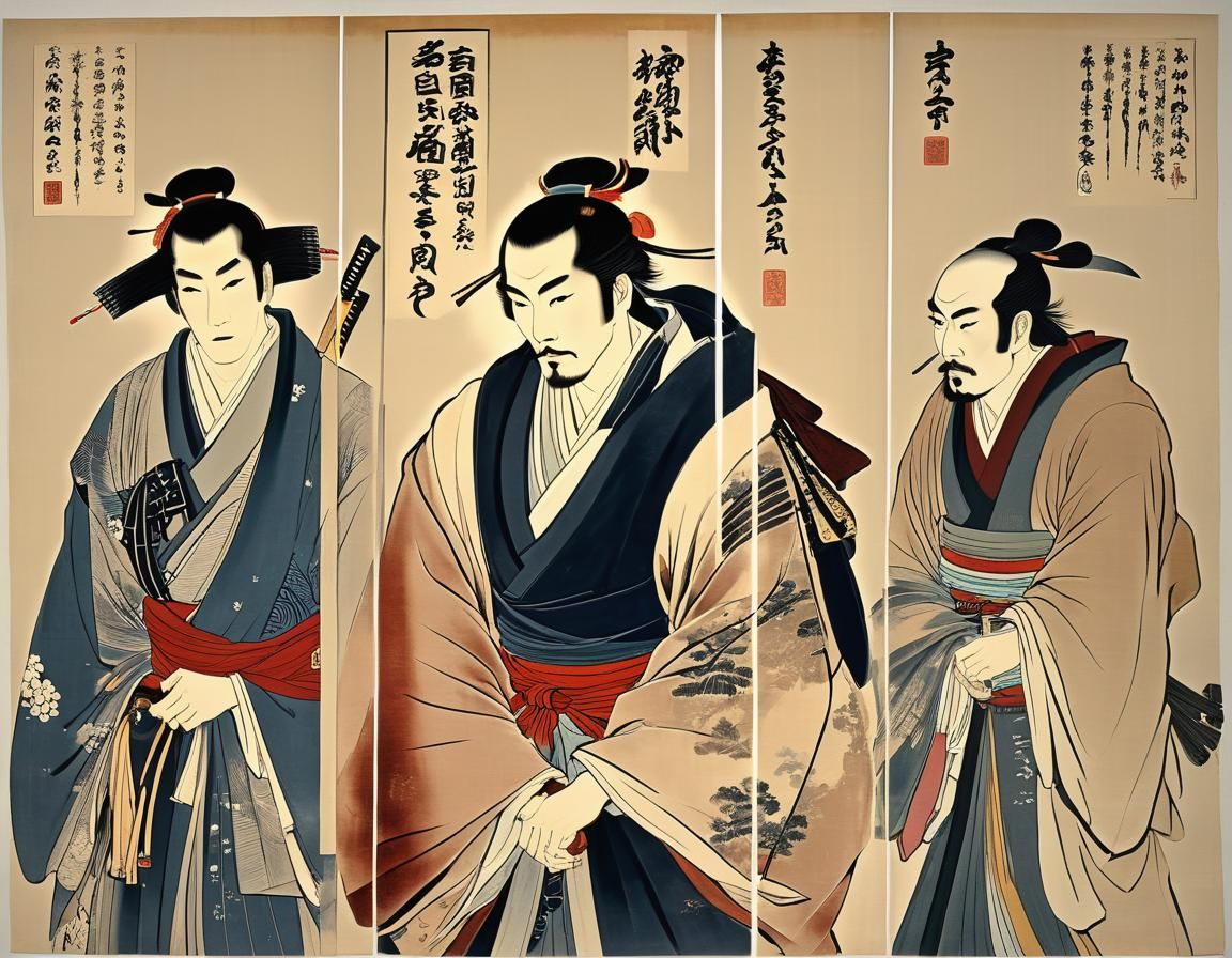 Ethereal Samurai Portraits