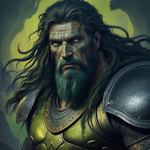 Surreal Celtic Mythology Art in Vivid Oil Colors