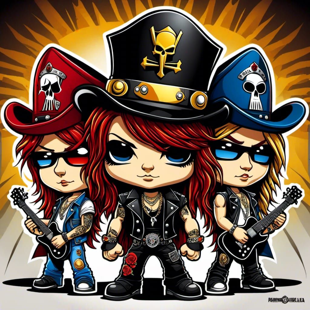 Chibi Rock Icons Perform Energetic Concert