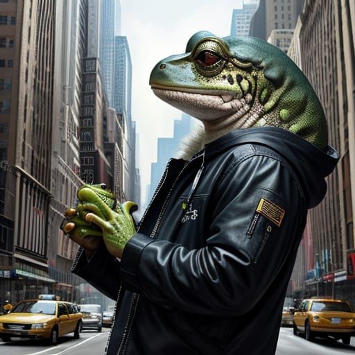 Mark Bolan Emerges From NYC With Frog, Hyper-Realistic Style