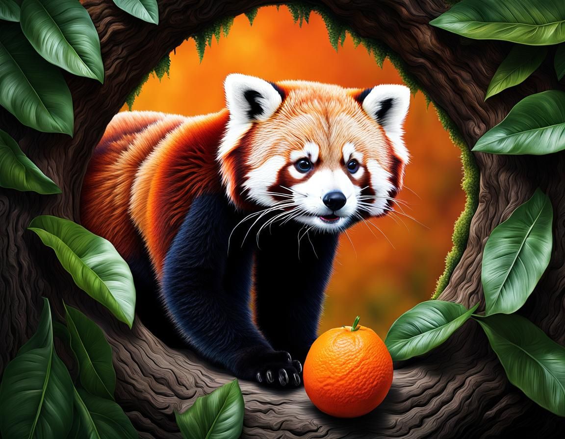 Orange World Reveals a Vibrant Red Panda