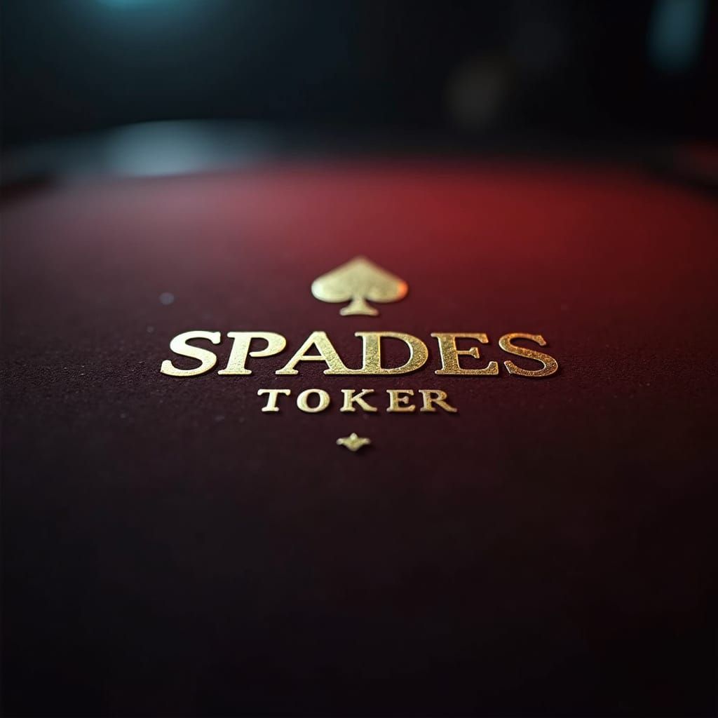 Dramatic Cinematic Logo for Spades Toco Poker
