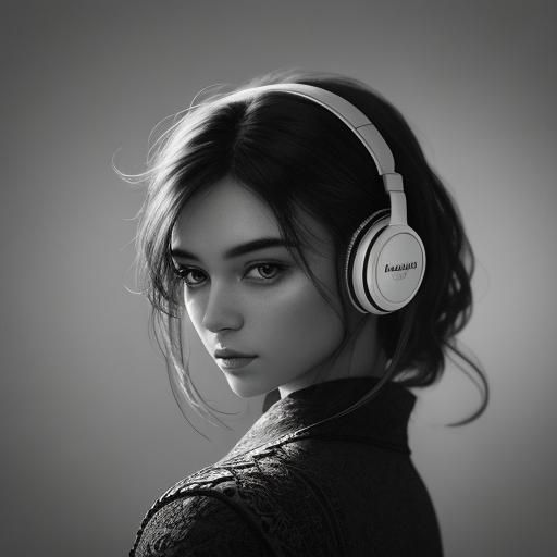 Hyperrealistic Portrait of a Young Girl in Moody Blues