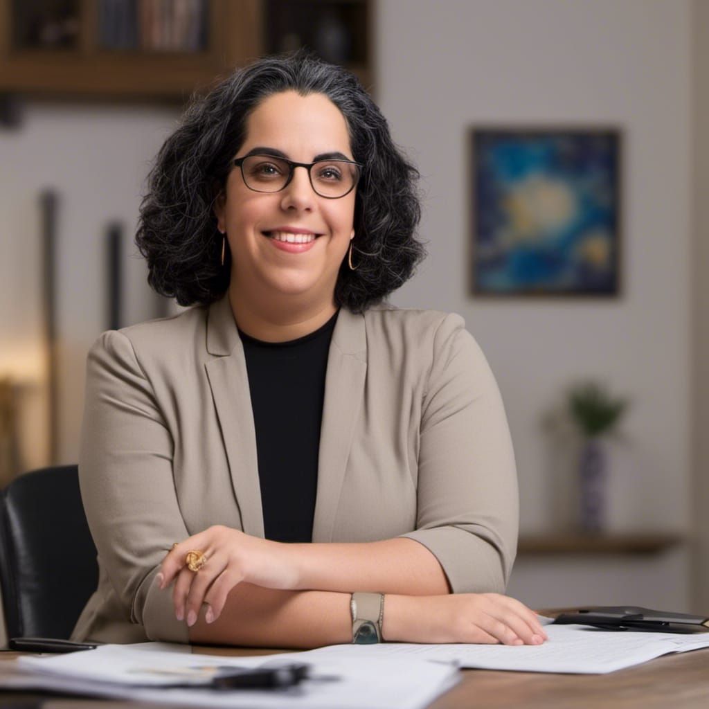 Executive Portrait in Photo-Realistic Style