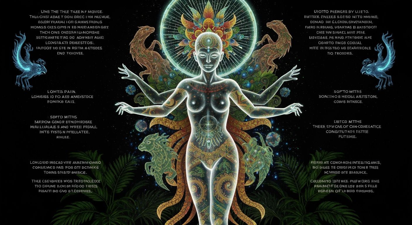 Intertwined Earth and Moon Mindscape