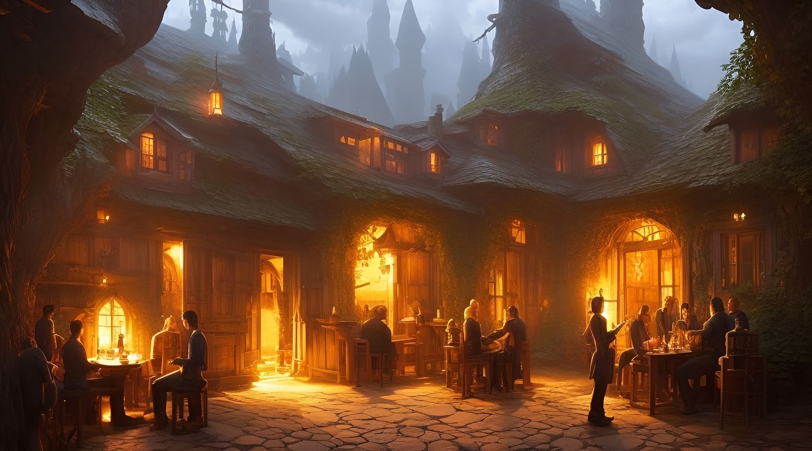 The Old Tavern across town