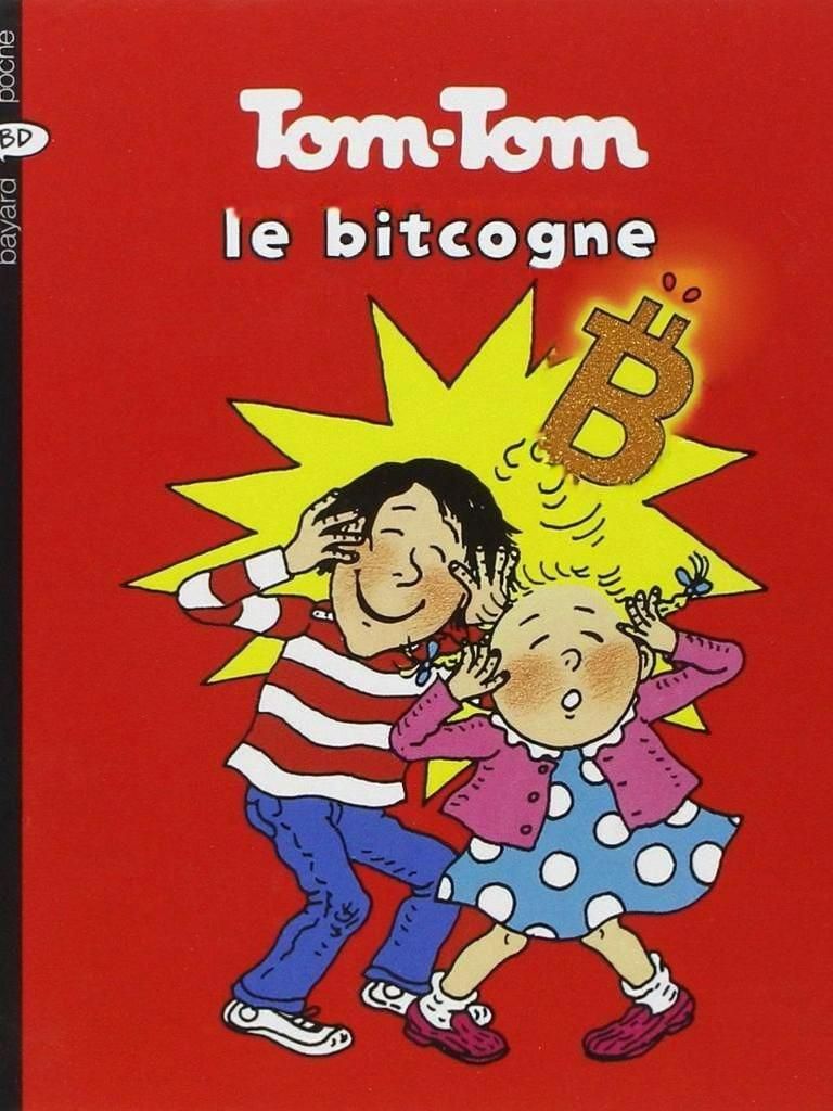 Elderly Woman Studies Bitcoin Fundraising Comic