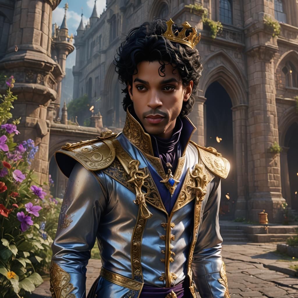 Hyperrealistic Prince Portrait in Cinematic 8k