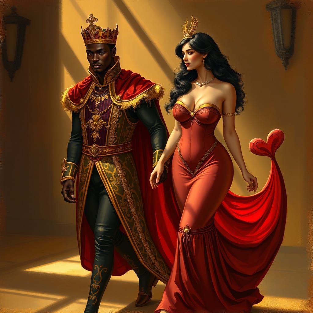 Classical Fantasy Prince and Goddess