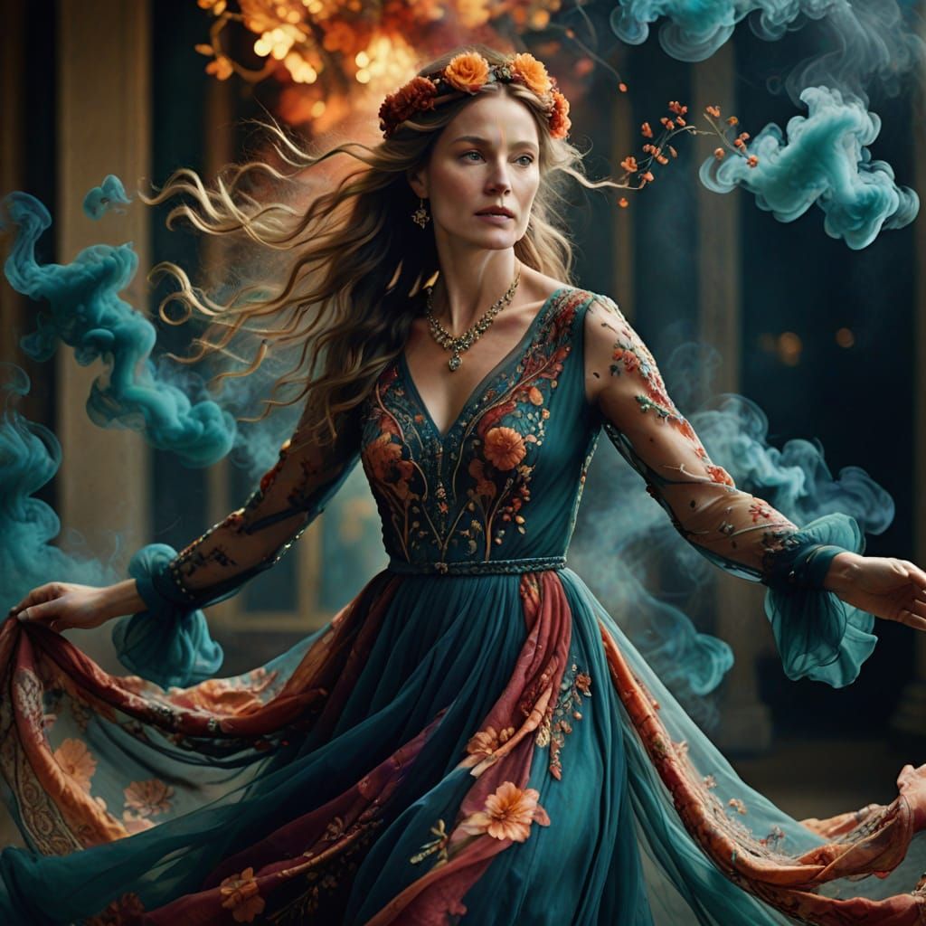 Ethereal Beauty in Whimsical, Romantic Style