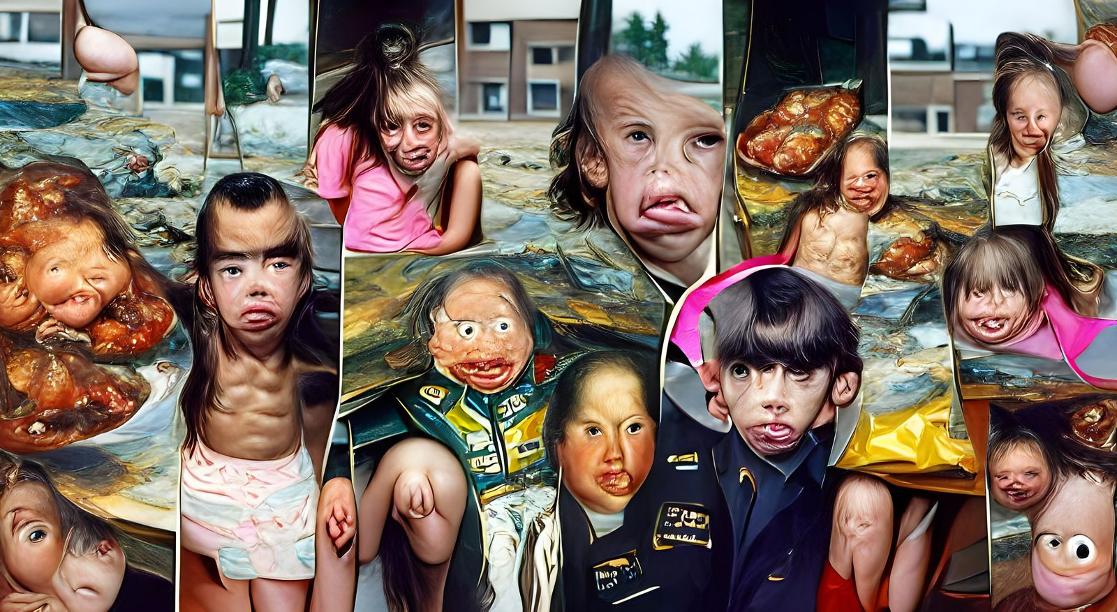 Surreal Portraits of Unconventional Children in Distressed R...