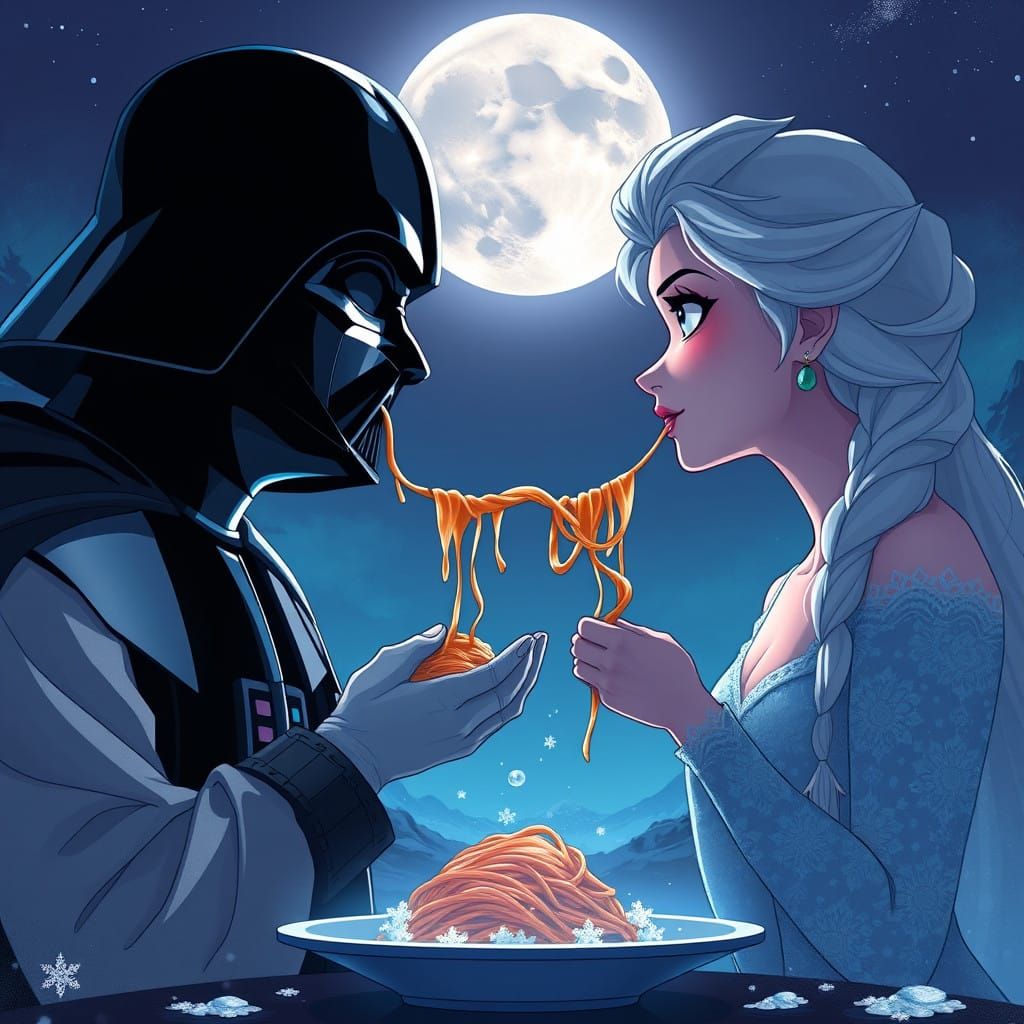Love in a Galactic Noodle Scene: Star-Crossed Anime Spaghett...