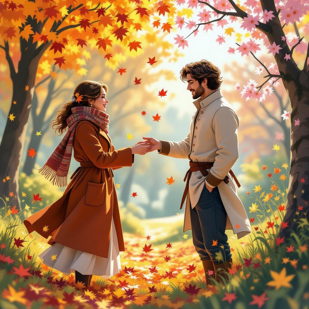 Fantasy Seasons Blend: Autumn Meets Spring