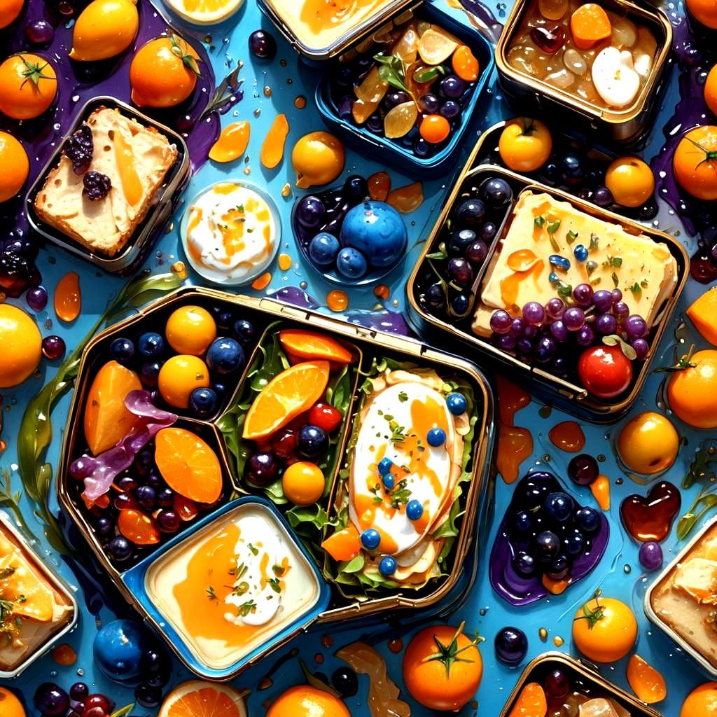 Fantastical Afternoon Lunch Box in Detailed Matte Painting