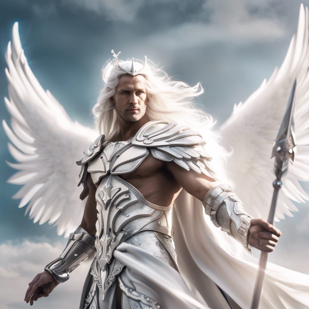 Ethereal God of Wind in Majestic Armor